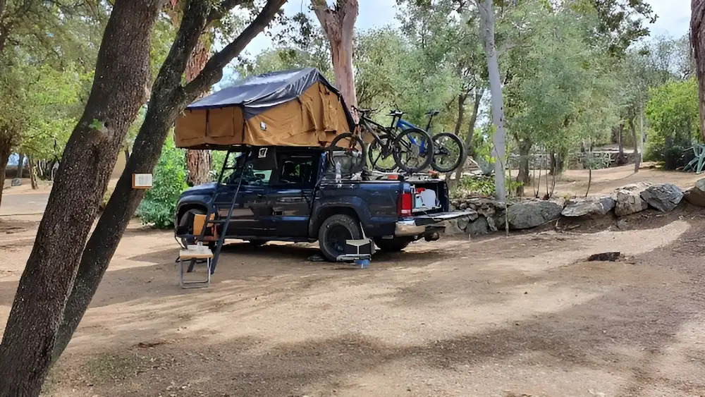 Emplacement de camping en haute corse