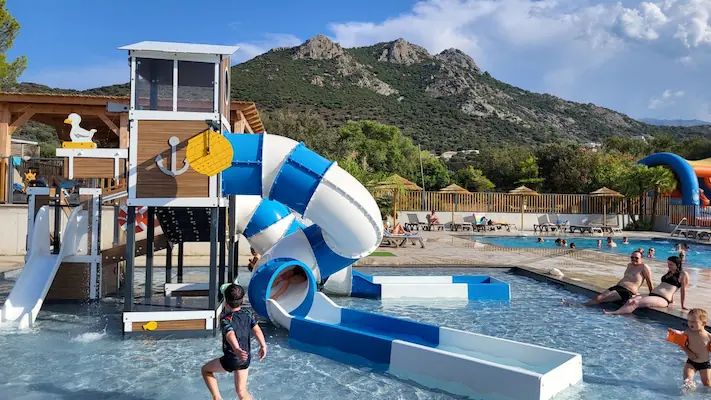 Wasserbereich für Kinder auf unserem Campingplatz